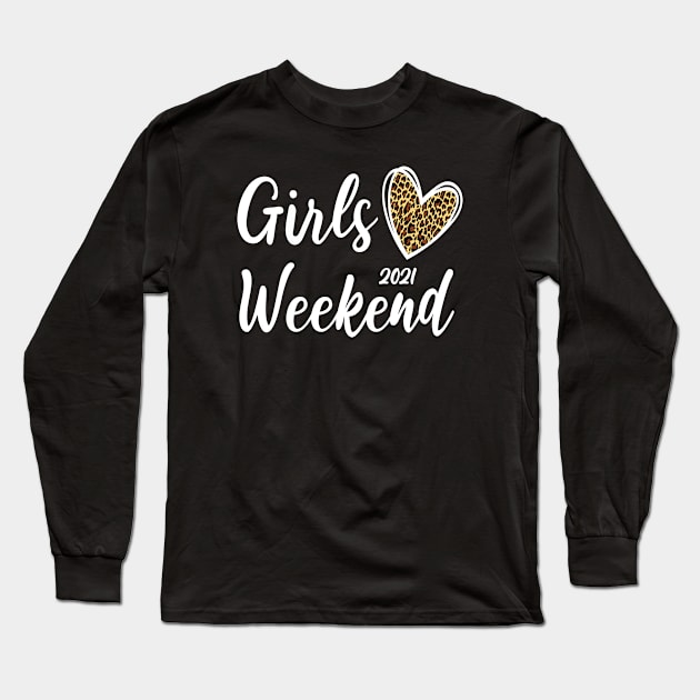 Cute Girls Weekend 2021 Long Sleeve T-Shirt by Lulaggio